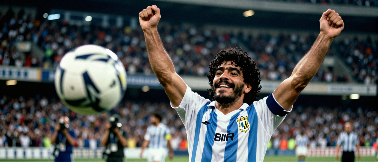 Diego Maradona Honoured as Messi Books World Cup Final Spot