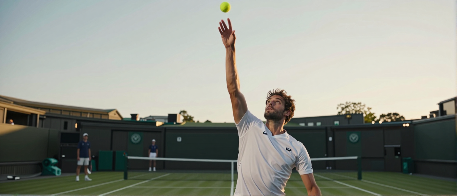 Flavio Cobolli battles Arthur Fery in Wimbledon quarter‑final