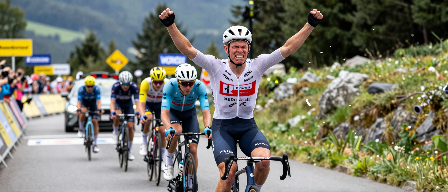 Wout van Aert Wins Sprint on Tour de France Warm‑up Race