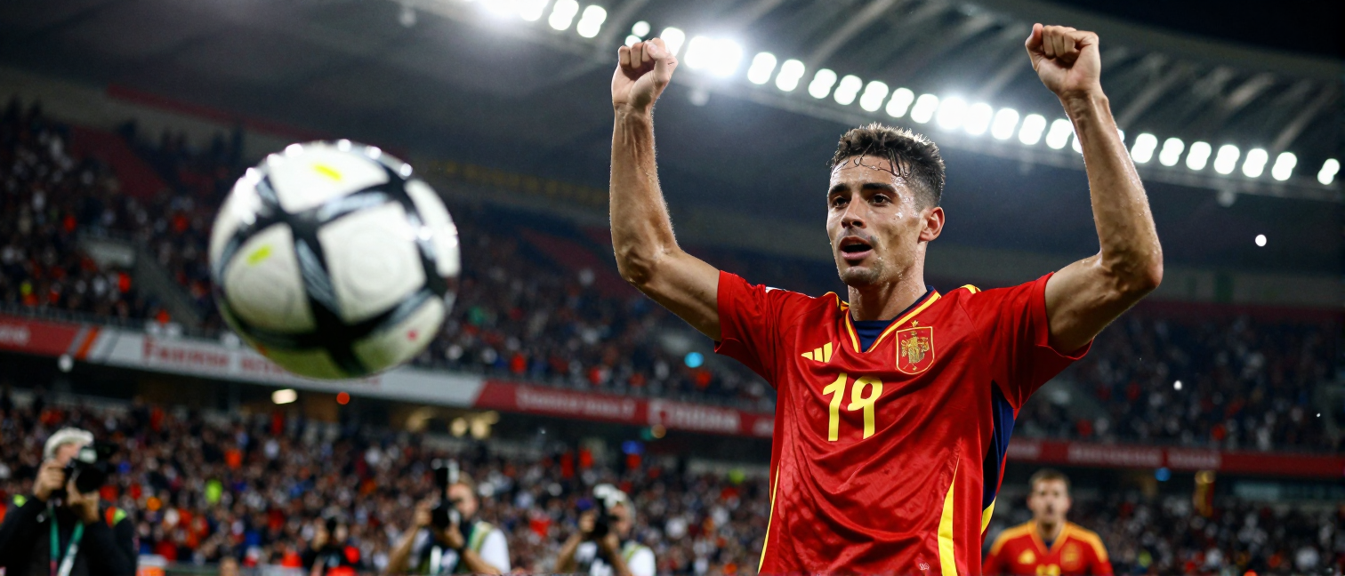 Mikel Merino delivers again as Spain beats Belgium with late heroics