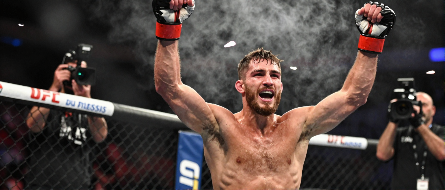 Sean Strickland Reacts to Dricus Du Plessis' Upset Win Over Kamaru Usman at UFC OKC