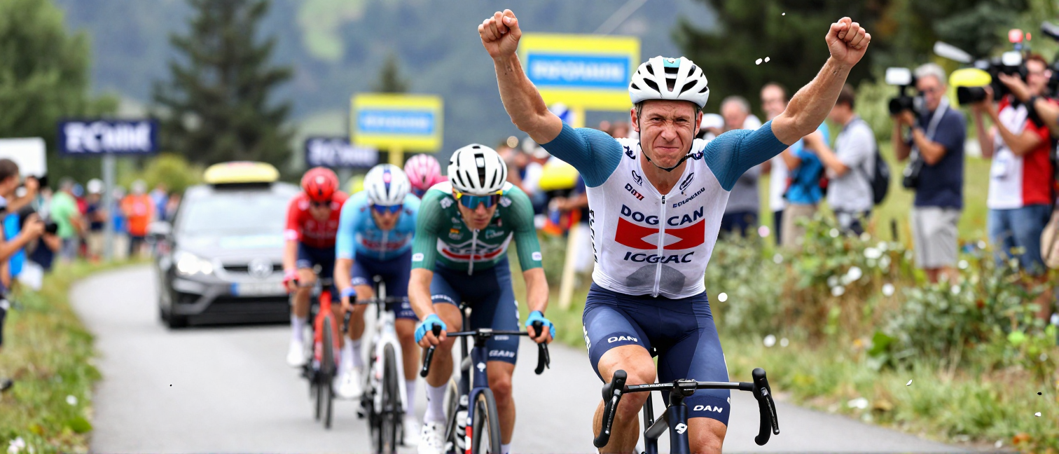 Tadej Pogačar dominates race to extend lead in thrilling win