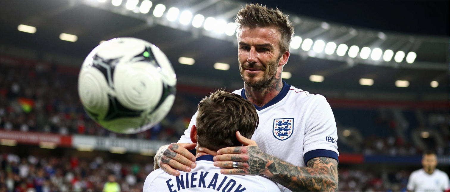 David Beckham consoles son Cruz after England's World Cup heartbreak