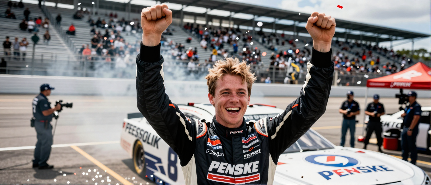 Ryan Blaney wins Atlanta Cup pole as Penske teammates lock out front row