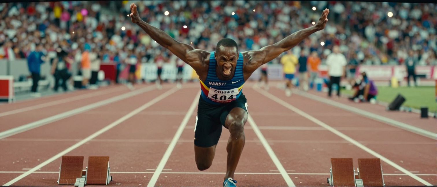 Michael Johnson's Rivalry: Lewis Wins 4th Long Jump Olympic Gold