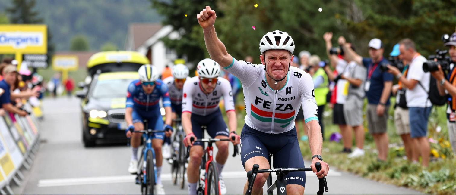 Tom Pidcock Takes Third on Tour de France Stage Nine Behind Van der Poel