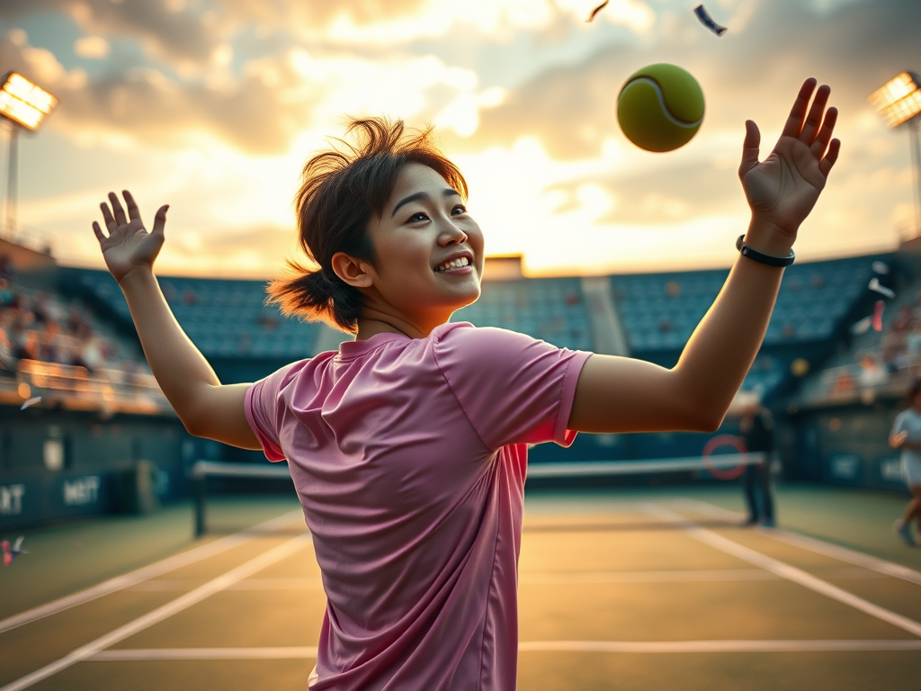 Qinwen Zheng Loses First Set to Cristian