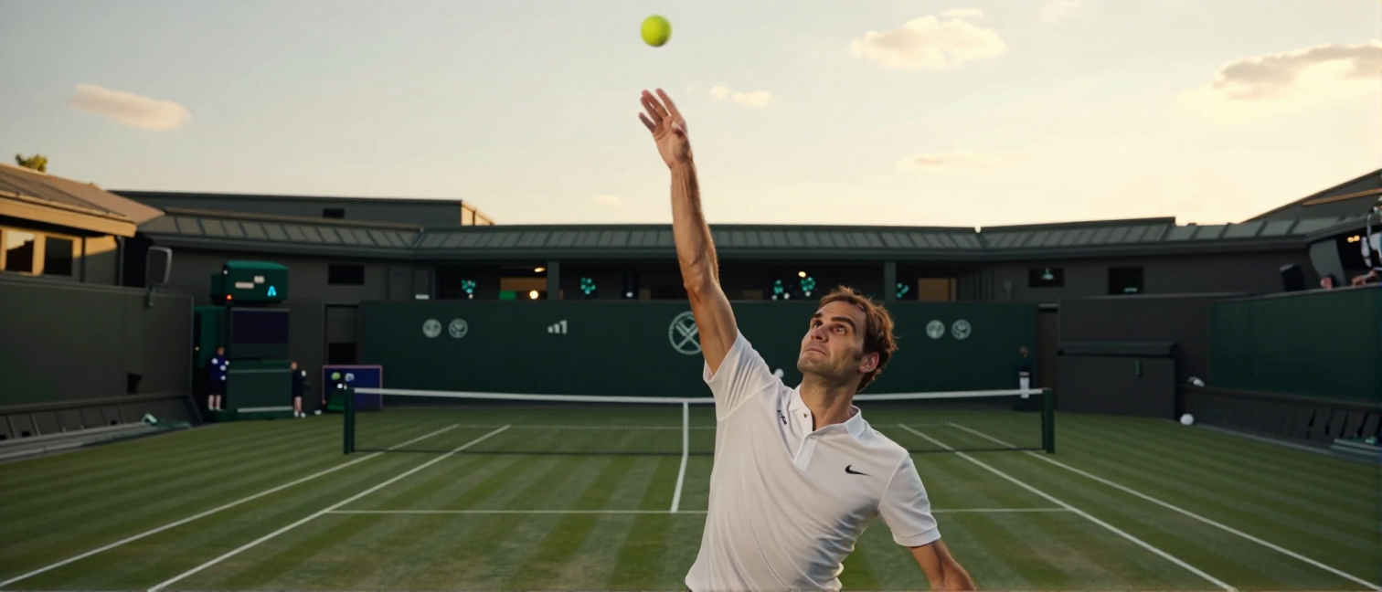 Roger Federer Returns to Wimbledon with Emotional Practice Session