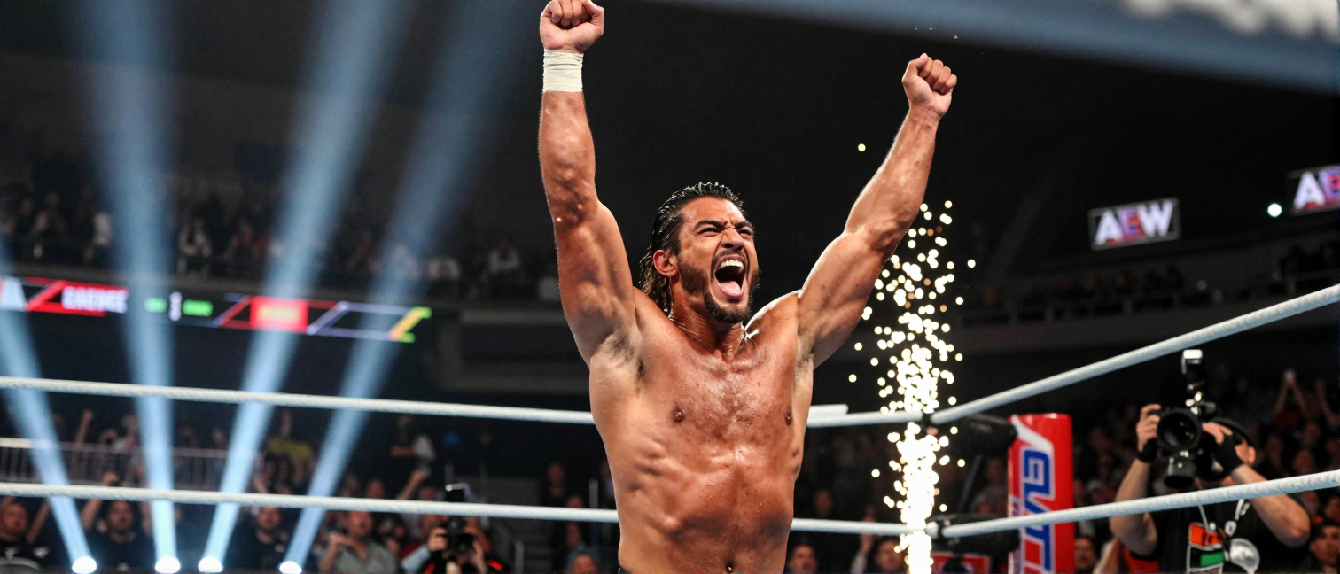 Kenny Omega Celebrates Championship Win on AEW Dynamite