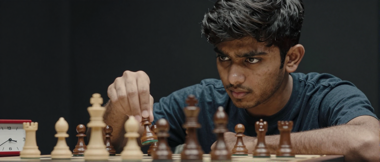 Praggnanandhaa Trails in Blitz Chess Tournament