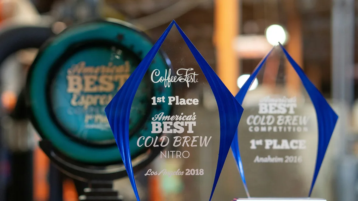 Film: Coffee fest 1st place award coffee award competition.