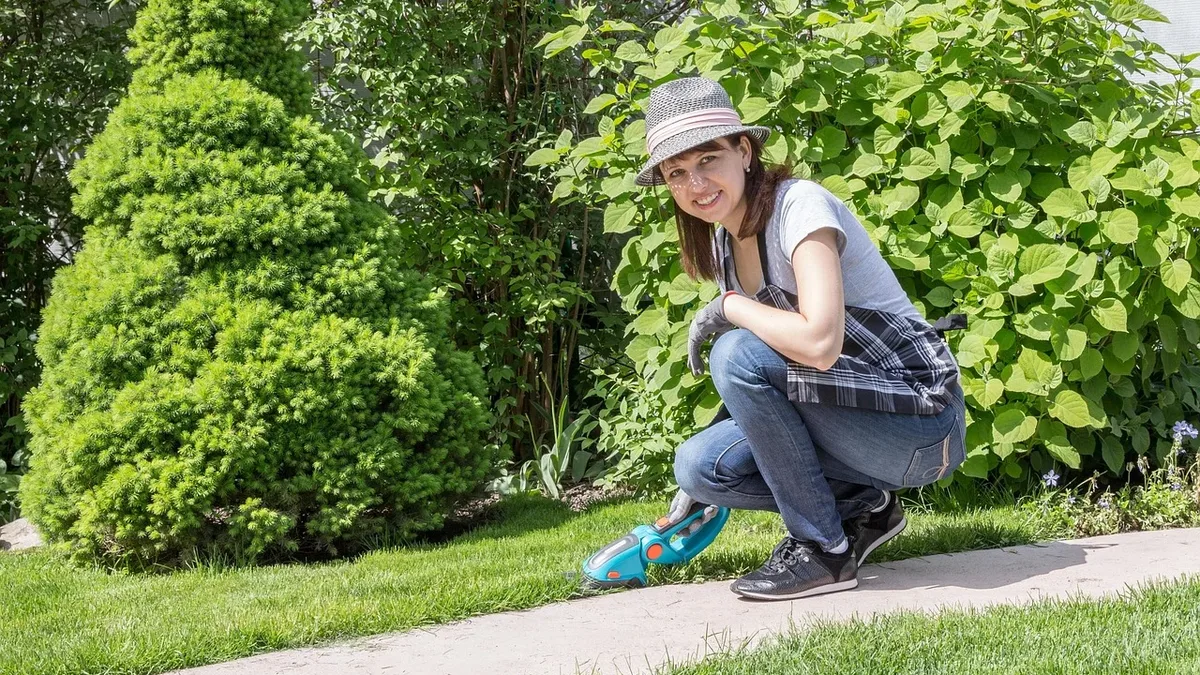 Stephen Jalland, a 57-year-old from March, Cambridgeshire, has been offering free garden clearances to those unable to...