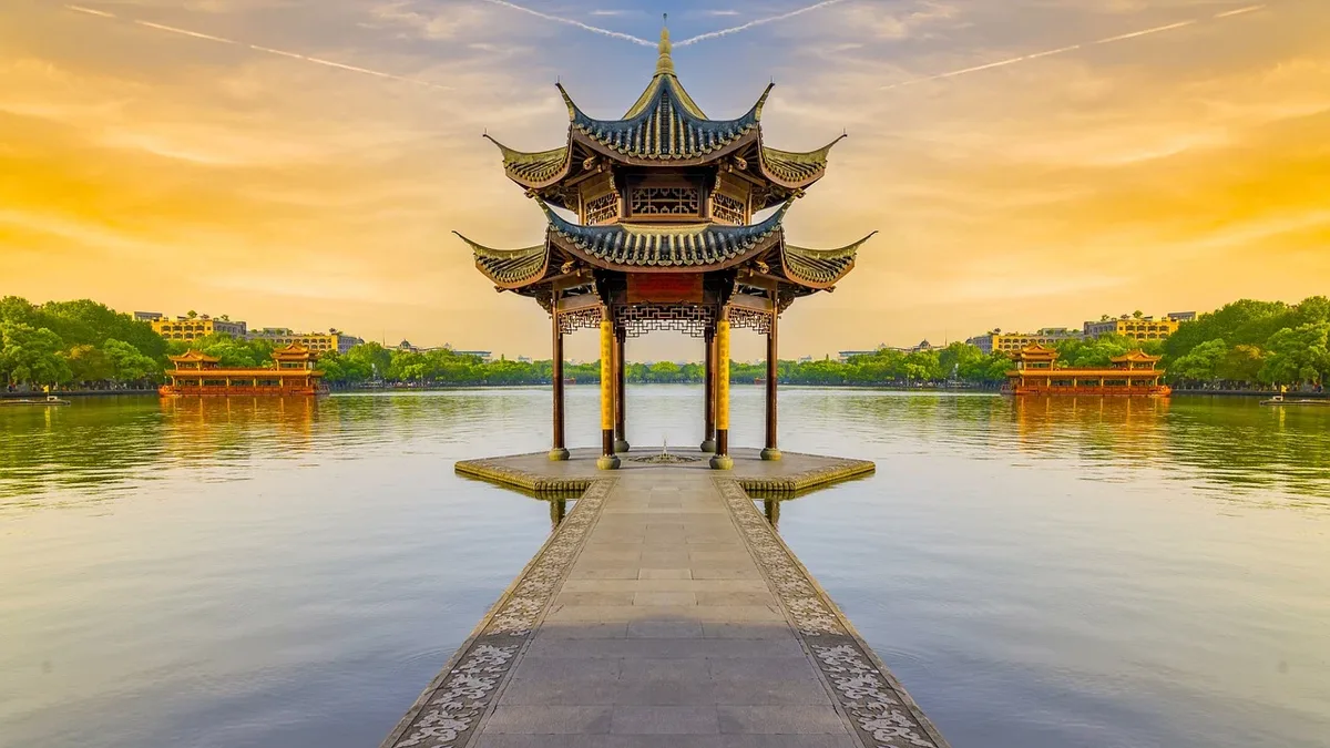 The UK's largest Chinese garden, featuring a scholars' garden with four symbolic pavilions, has been unveiled at RHS...