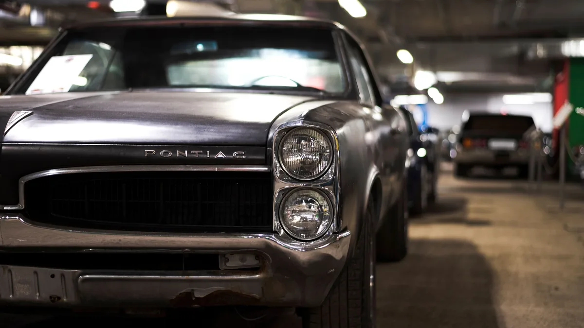 A heavily customized 1958 Pontiac Star Chief wagon, transformed into a car-based pickup, recently sold on Hagerty...