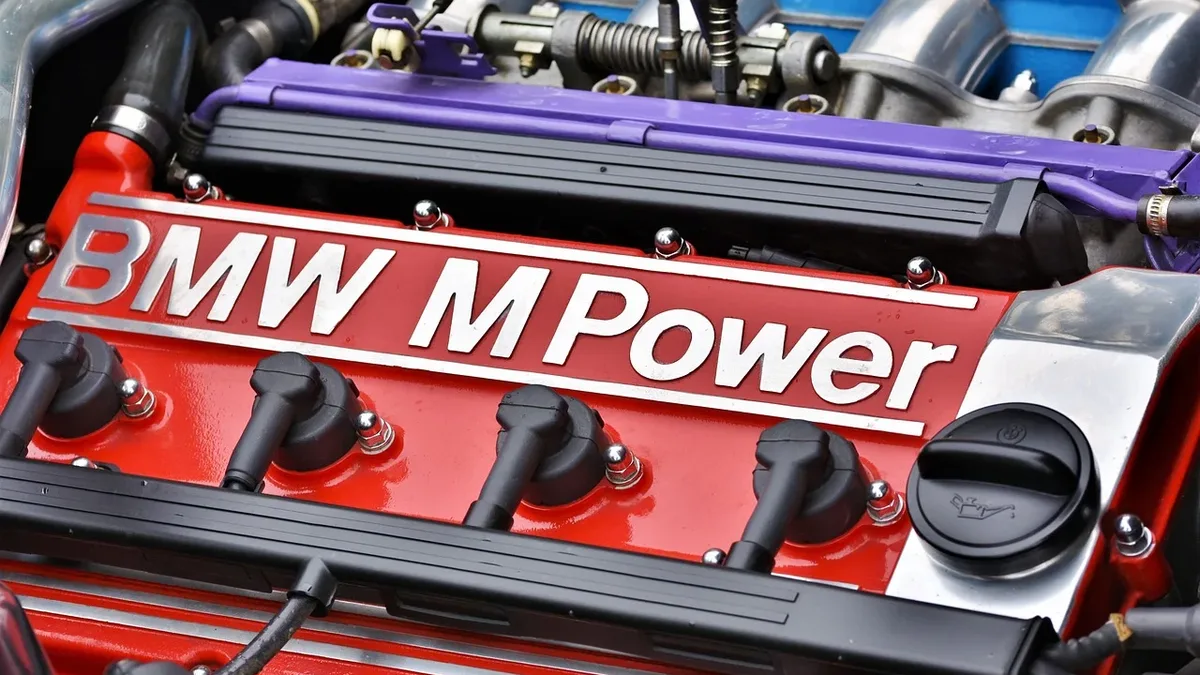 Restoration: Bmw, engine, racing, sports car, automobile, vehicle.