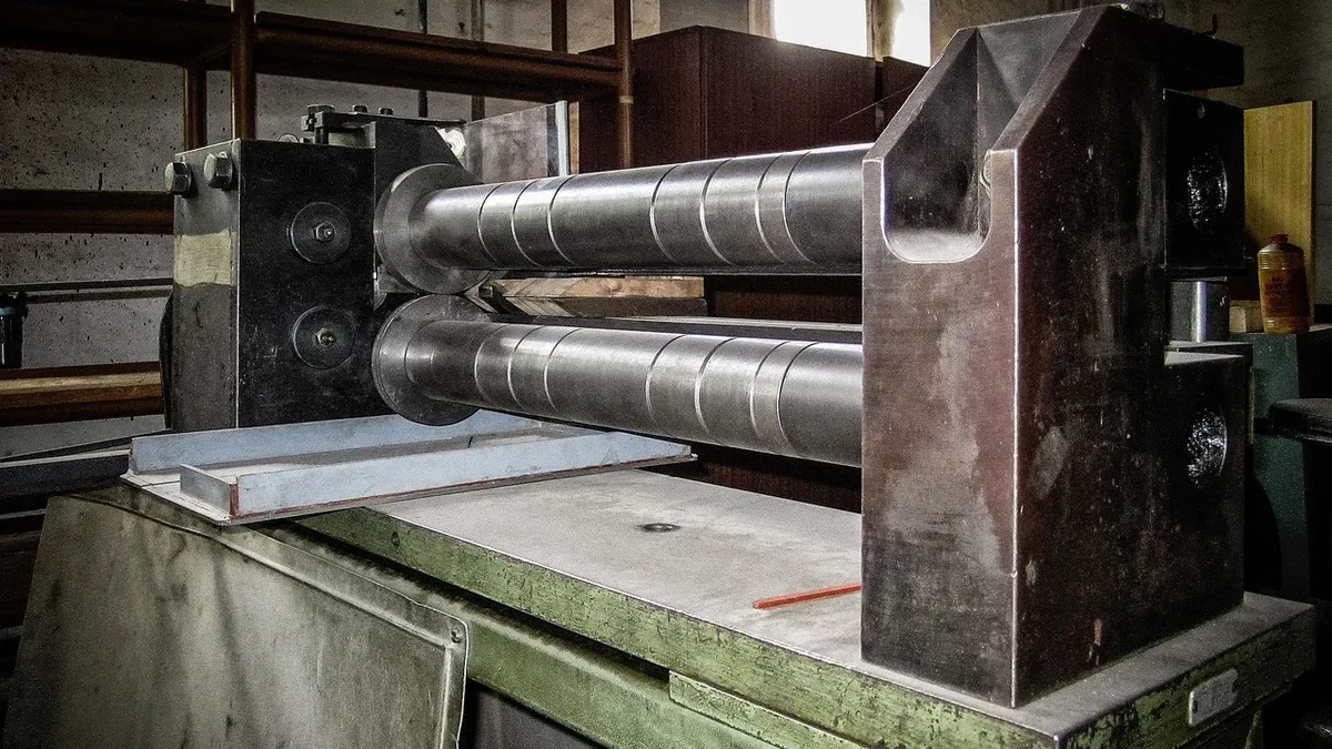 Restoration: A desk lamp crafted from a cylinder head of a WWII Packard Merlin V-1650 aircraft engine is set for auction
