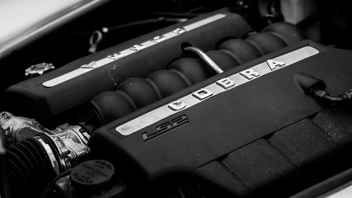 A rare Ford 427 SOHC Cammer V8 engine, originally developed for NASCAR but banned, is now offered for sale in Alberta...