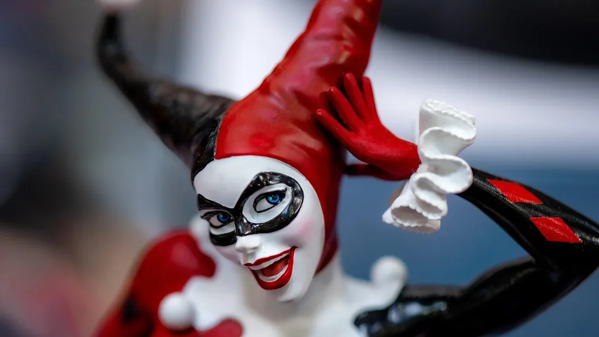 Seasons: Joker, toy, clown, cartoon, toys, character.