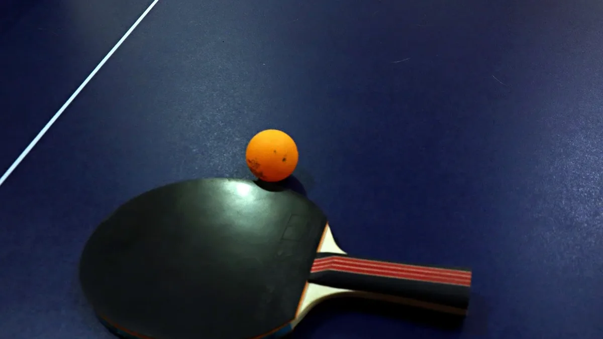 Playing Watching: Table tennis, sports, ping pong. Tennis