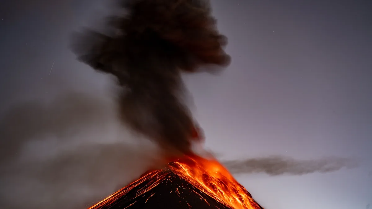 The Pusat Vulkanologi dan Mitigasi Bencana Geologi reported new eruptive activity at Indonesia's Krakatau volcano during...