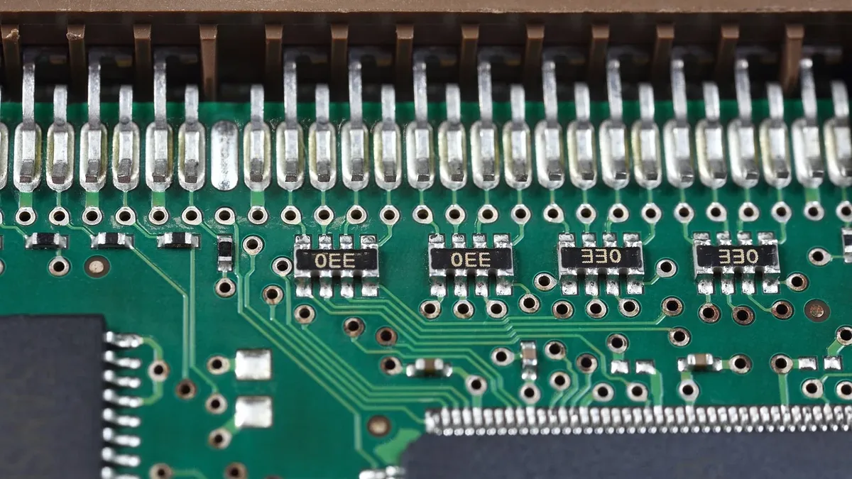 Builds: Mother board, electronics, computer, board, components, chips.