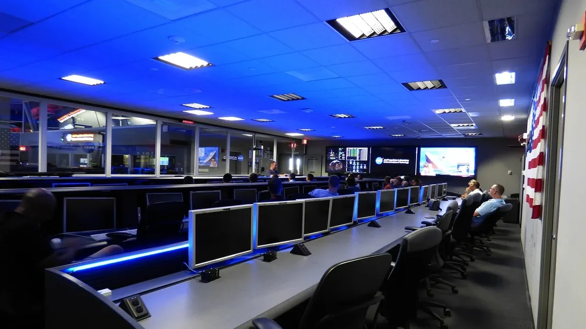 By Level: Control center, laboratory, nasa, jpl, pasadena, space.