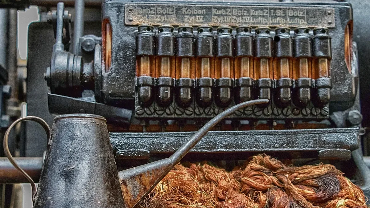 Policy Regulation: Industry, old, technology, equipment, machine, wheel.