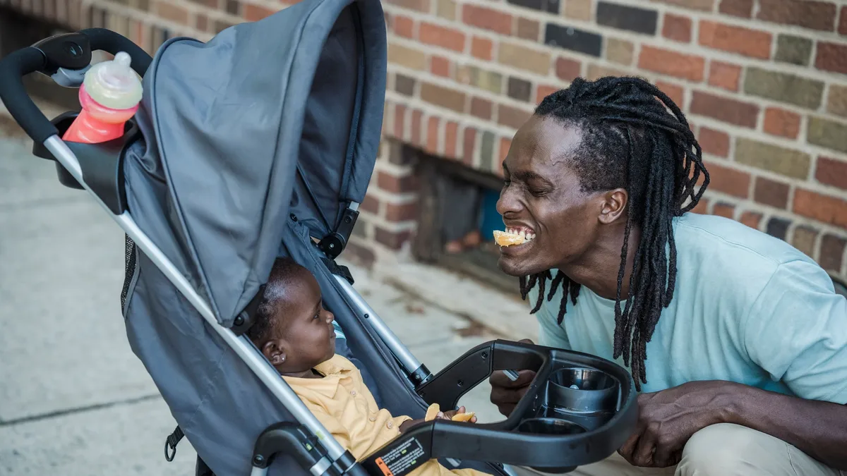 An expectant father, worried about repeating his own father's emotionally withdrawn behavior during conflict, seeks...