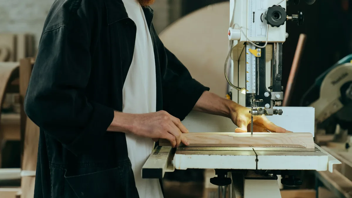 Pieces: At the 2026 International Woodworking Fair, SawStop revealed a 14-inch bandsaw with Sensic safety technology