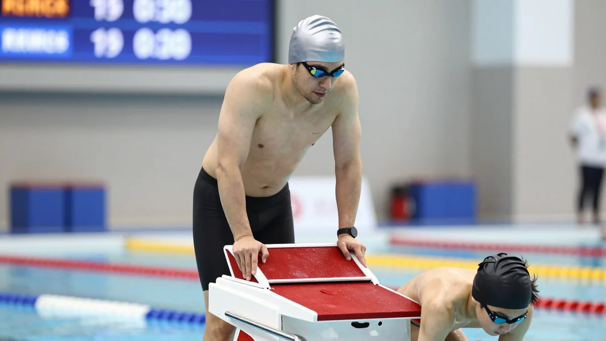 Jason Bowes has been named the first ever head coach for IMG's high school and middle school swimming and diving program