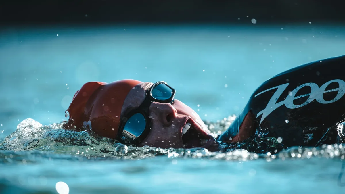 Competition: Spanish swimmer Luca Hoek, 18, has lowered his national record in the 100m freestyle to 47.26 seconds