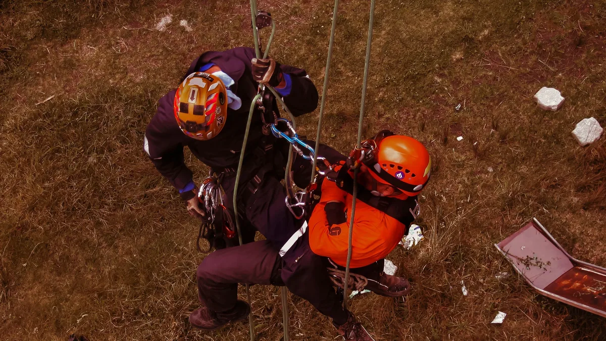 Two climbers spent a night stranded on Pingora Peak in Wyoming's Wind River Range after their rope got stuck during a retreat