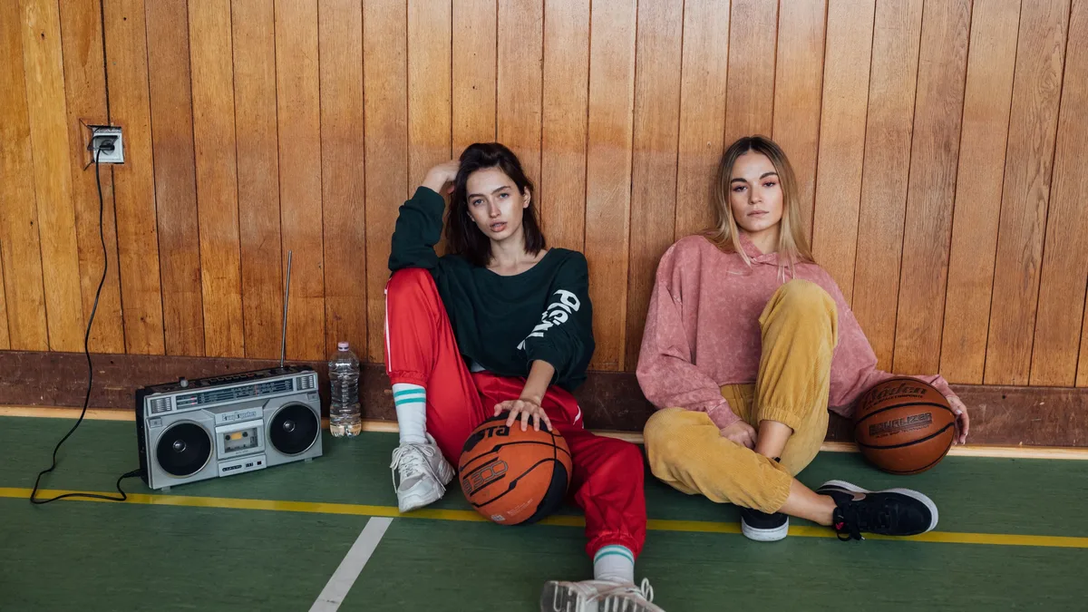 UK retailer size? introduces its exclusive version of the New Balance 204L sneaker, featuring a bold green seersucker...