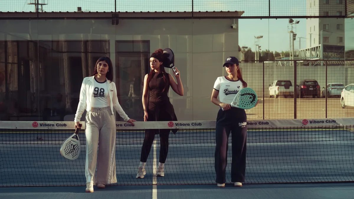 Pelagia Kolotouros unveils her first Lacoste collection at Paris Fashion Week, reimagining tennis heritage with...