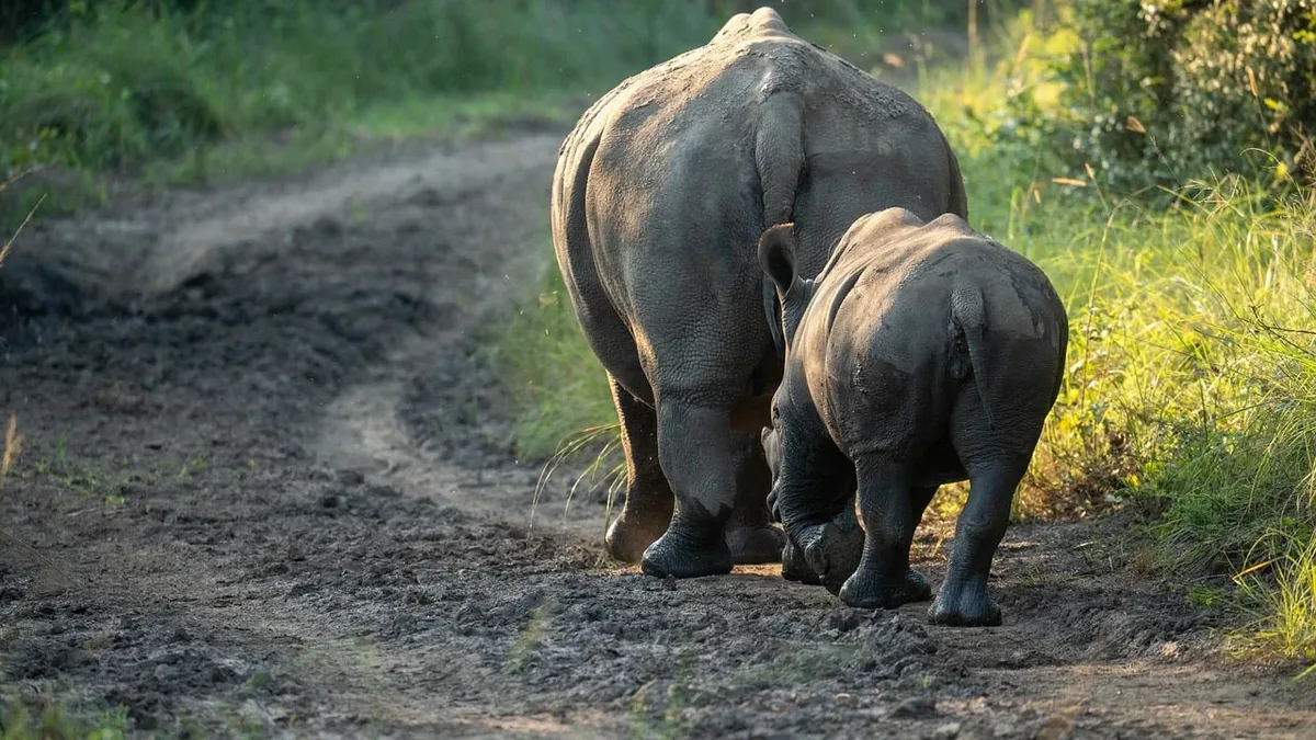 Two critically endangered Sumatran rhinos are pregnant at Indonesia's Way Kambas sanctuary, with calves due in 2027...