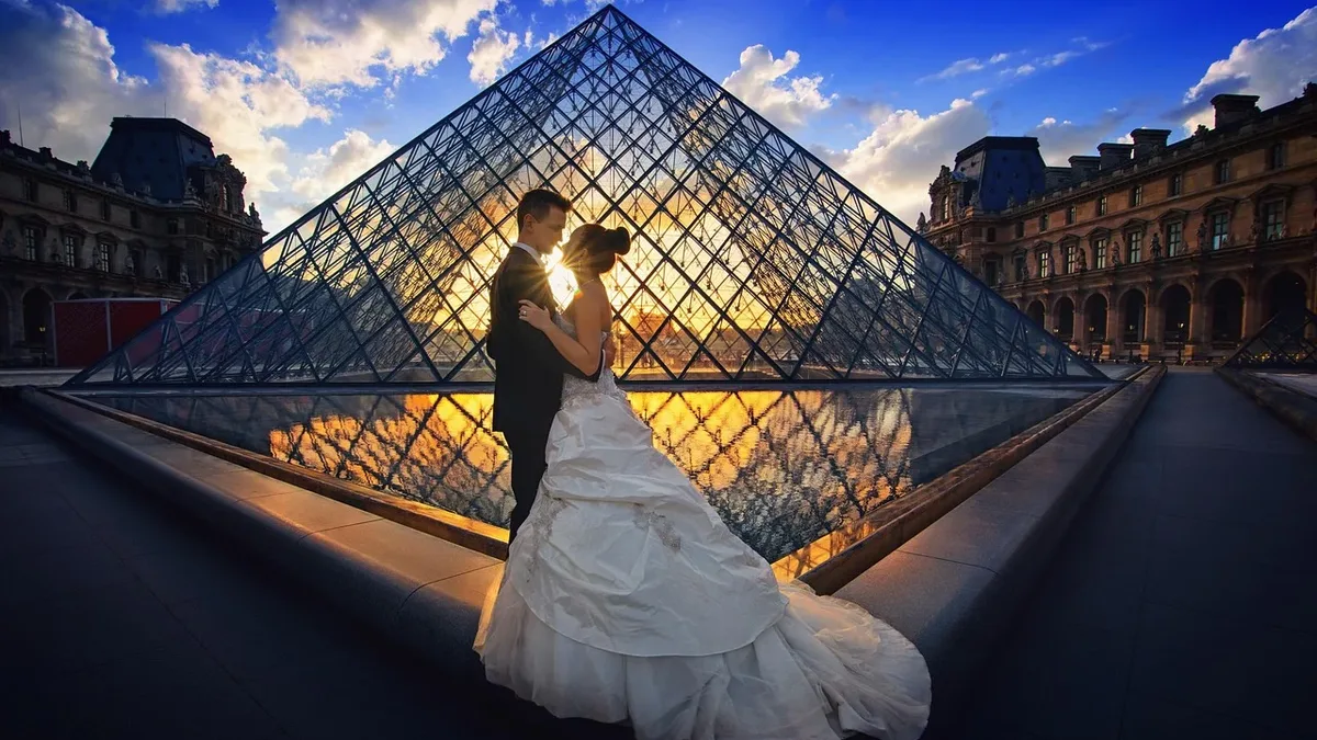 A couple blended American and French traditions for their three-day wedding weekend at Château de Nainville-les-Roches...