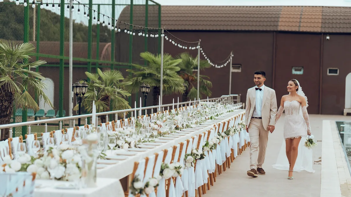 A Sarasota couple celebrated their love with a fashion-forward garden party wedding at The Ringling Museum, blending...