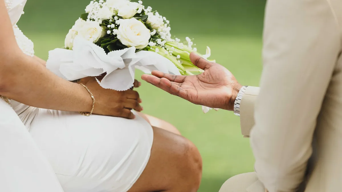 Mia and Jack's elegant black tie wedding at Pylewell Park in Hampshire, England, was a beautiful blend of traditional...