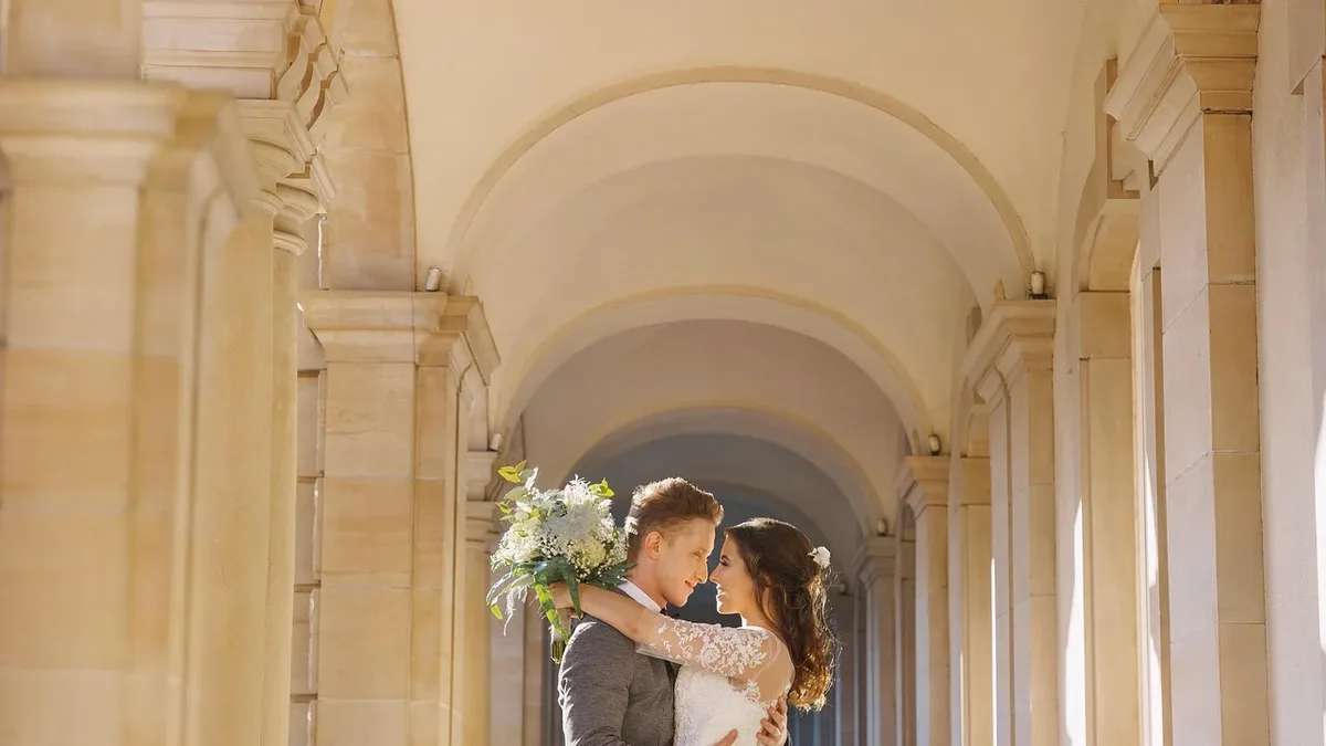 Gregory and Shailyn chose the Palazzo Madama in Turin for their intimate elopement, planned by Eleonora of Peach Perfect...