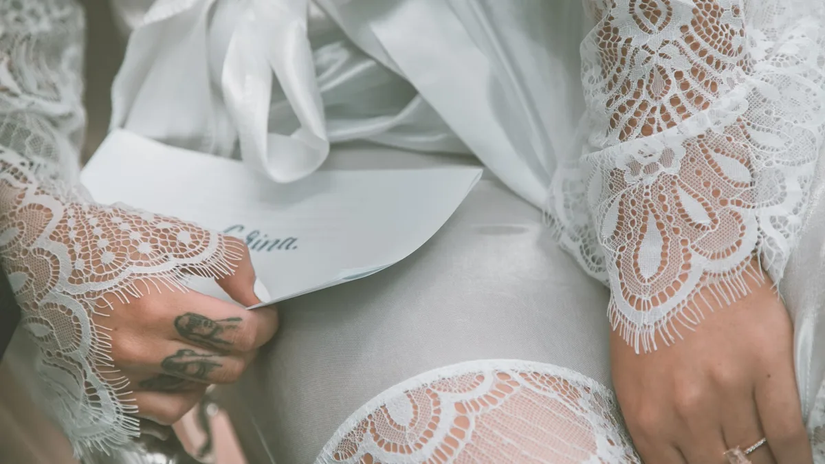 Hair expert Cathy McNulty says brides should use a silk hair wrap for six months before the wedding to reduce frizz and...