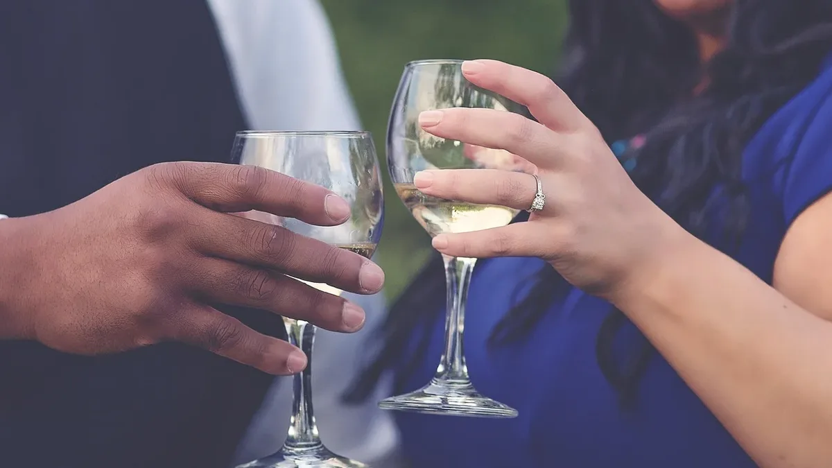 The Day: Engaged, happily ever after, celebration, engagement, love, romance.