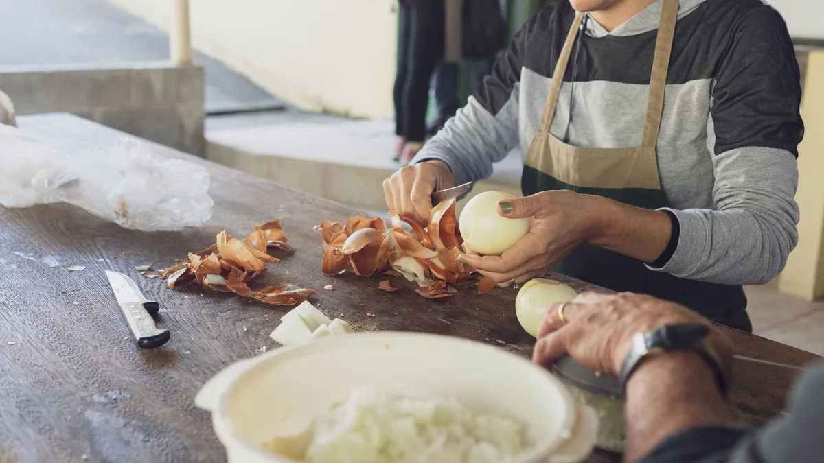 Chilling onions for one to two hours before chopping reduces the potency of the tear-inducing enzyme alliinase, according...
