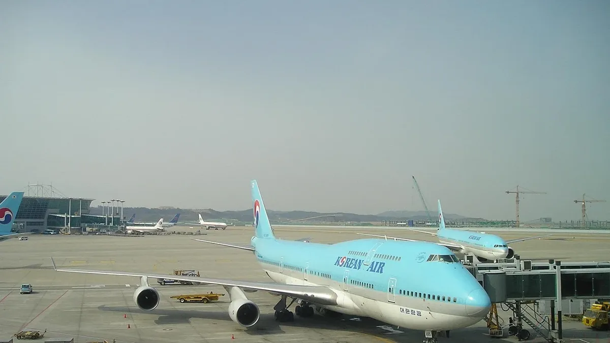 Korean Air signed a teaming agreement with Thai Aviation Industries to provide depot-level maintenance for Thailand's...