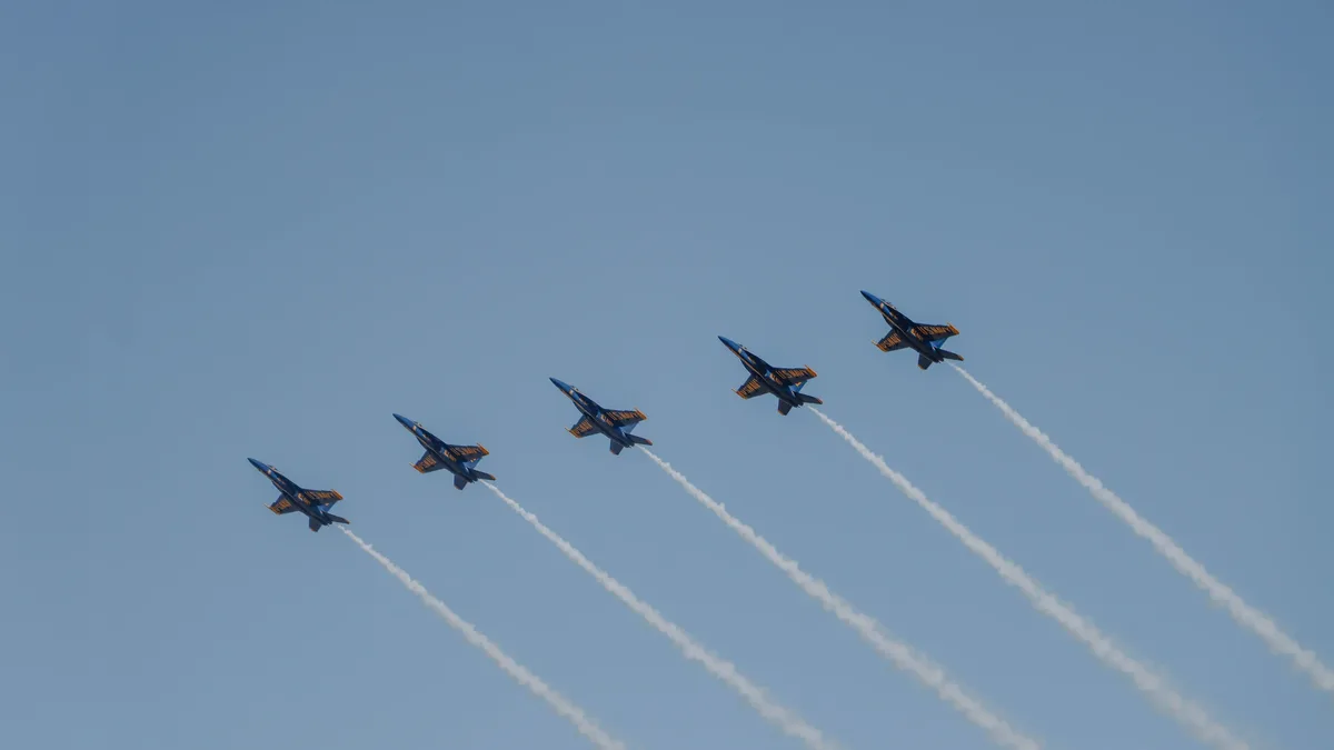 NORAD F-16 fighter jets intercepted five general aviation aircraft for violating a Temporary Flight Restriction during...
