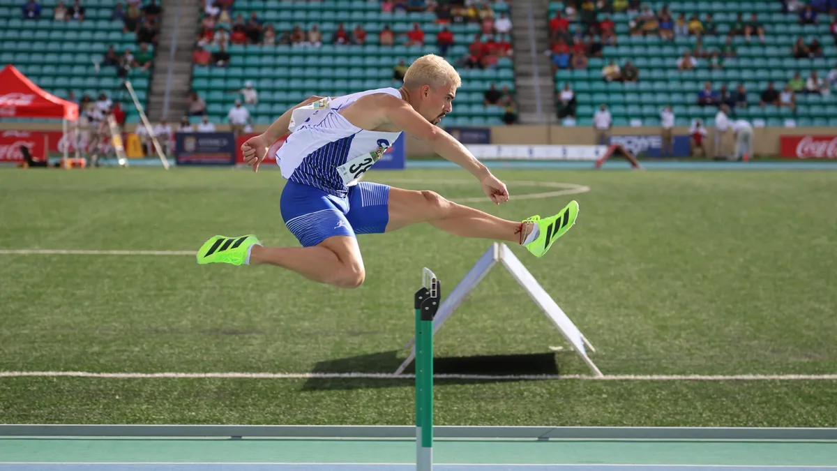 Alison dos Santos of Brazil broke Karsten Warholm's world record in the 400m hurdles, clocking 45.80 at the Weltklasse...