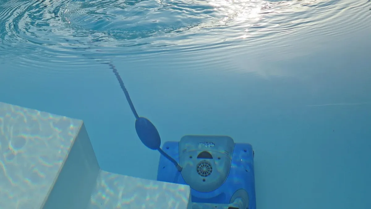 Lab tests show a robotic pool cleaner's cleaning efficiency, often boosted by AI navigation, is more important than its...