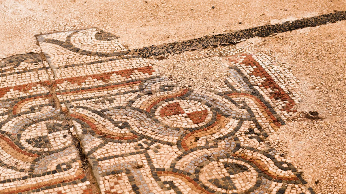Archaeologists in Izmir, Turkey, have uncovered three public spaces with mosaic and marble floors, along with several...