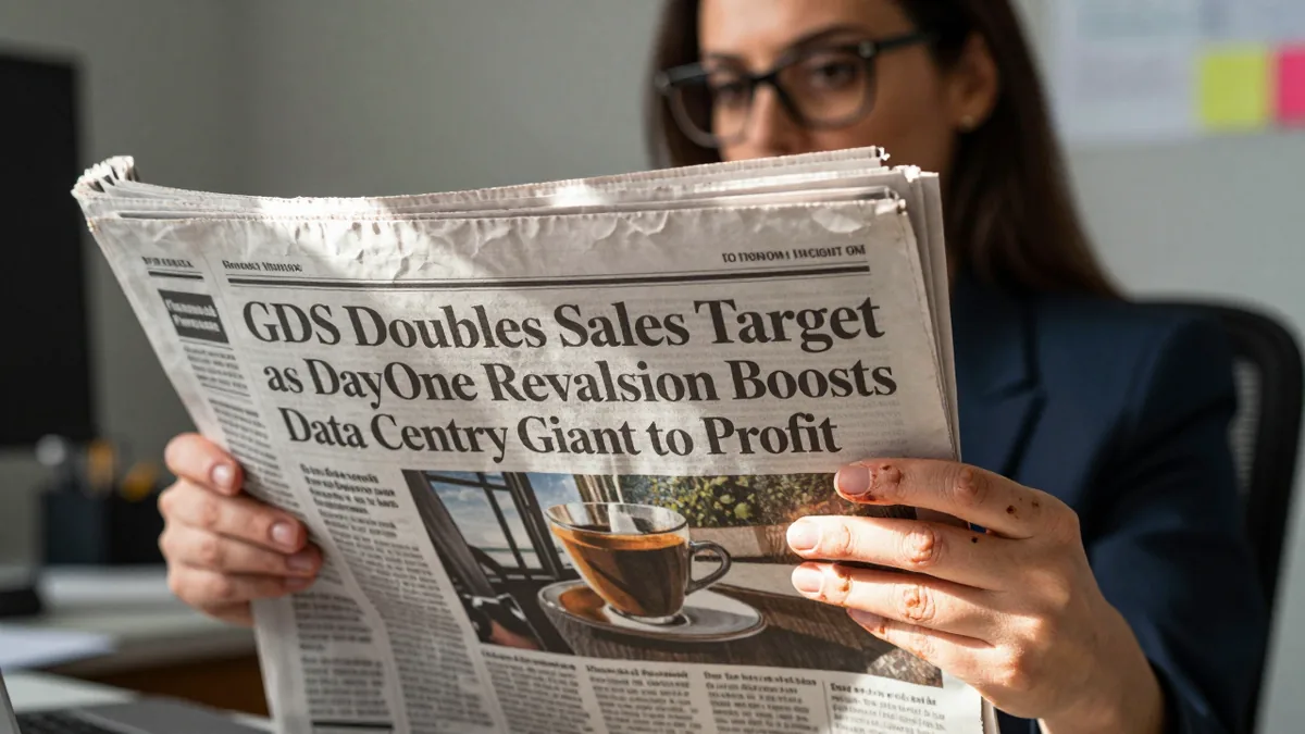 GDS Holdings, China's largest data centre operator outside the state sector, has doubled its full-year 2026 sales target to...