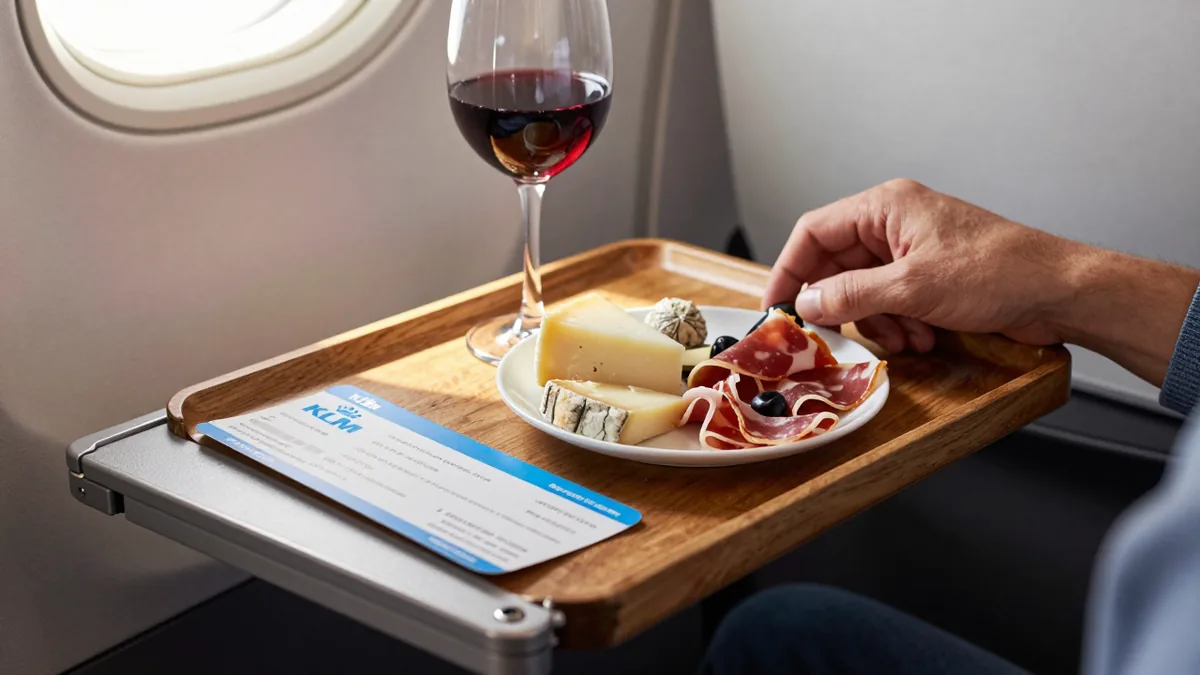 KLM Introduces New In-Flight Service for European Flights