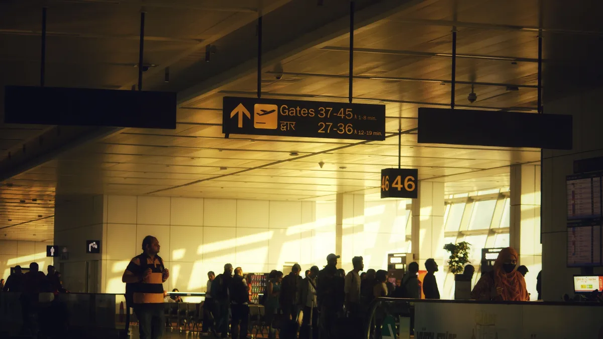 The slang term 'gate lice,' describing passengers who crowd boarding gates early, was added to the Cambridge Dictionary...